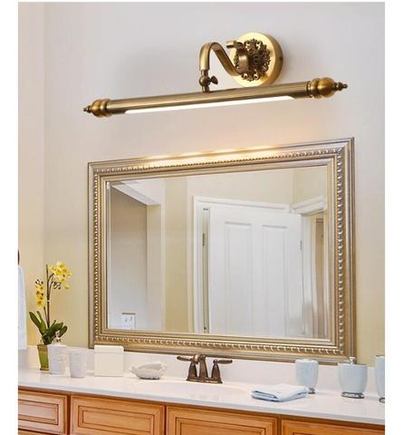 51CM/61CM/71CM espejo de baño lámpara impermeable Retro bronce, gabinete, espejo de tocador luces de pared Led de luz LED lámpara de luz lámpara de pared ► Foto 1/6