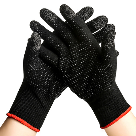 Guantes para jugar a PUBG, 2 uds., control de juegos a prueba de sudor, pantalla táctil sensible a los arañazos ► Foto 1/6