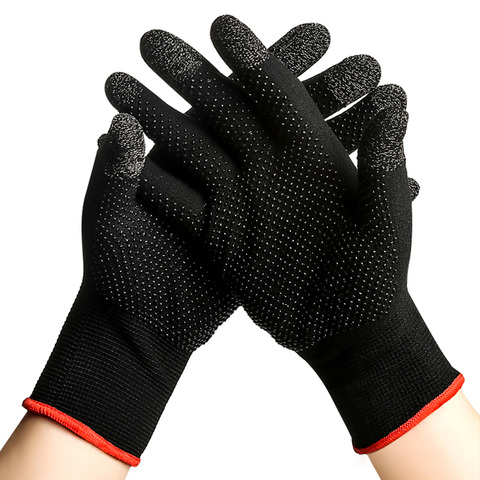 Guantes para jugar a PUBG, 2 uds., control de juegos a prueba de sudor, pantalla táctil sensible a los arañazos ► Foto 1/6