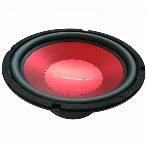 Subwoofer de acero para coche, Marco personalizado de 10 pulgadas, 255mm, potente, 1800 W, 4 Ohm, borde de goma, recubrimiento rojo, cono de inyección, reproductor de música ► Foto 1/6