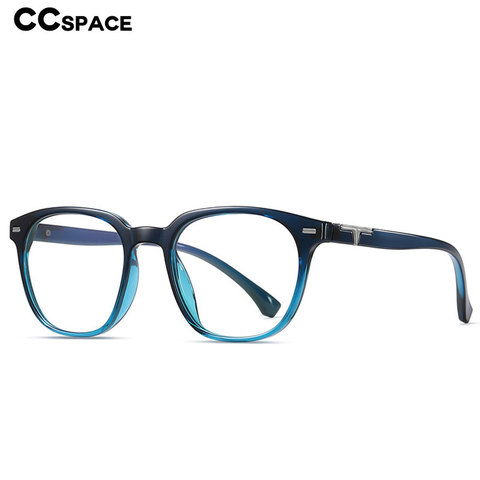 TR90-Gafas de ordenador para hombre y mujer, anteojos con montura Retro, óptica, a la moda, color azul, 49321 ► Foto 1/6