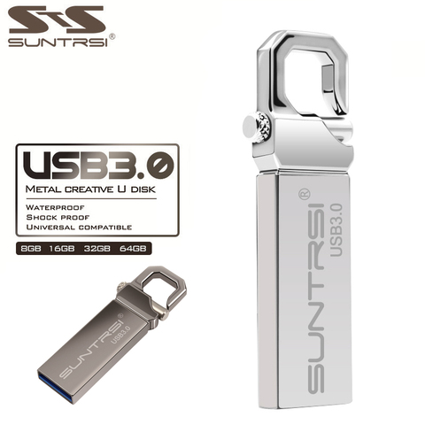 Suntrsi-unidad flash Usb 3,0 OTG, resistente al agua, para teléfono inteligente/tableta/PC, 8GB, 16GB, 32GB, 64GB, 128GB, Pendrive de alta velocidad ► Foto 1/6