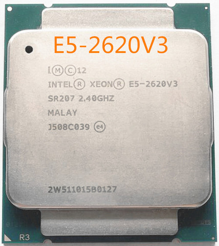 Procesador Intel Xeon E5-2620V3 Original E5 2620V3, 6 núcleos, 2,40 GHZ, 15MB, FCLGA2011-V3, 85W, 22NM, E5-2620, V3, envío gratis ► Foto 1/1