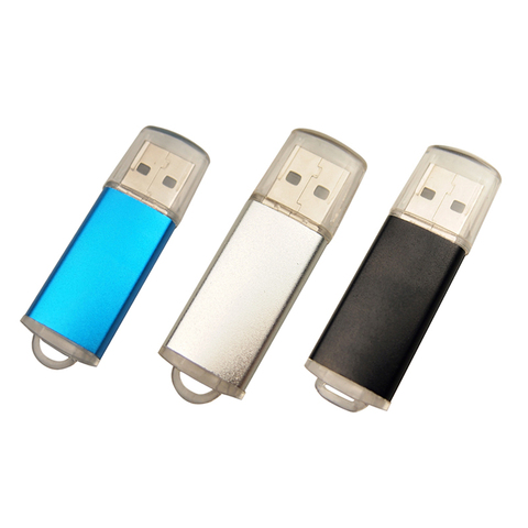 USB de alta velocidad de Metal unidad Flash lápiz de memoria Usb USB 2,0 PenDrive 32GB 64GB 16GB 8GB 4GB unidades Flash Usb 10 Uds logotipo gratis ► Foto 1/6