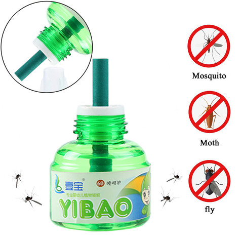 Repelente de mosquitos líquido recargable, 45ml, repelente de mosquitos para el hogar, suministros antimosquitos, novedad de 2022 ► Foto 1/4