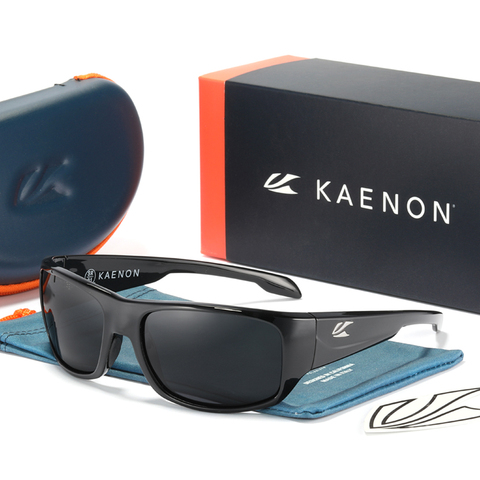 KAENON-gafas de sol deportivas informales para hombre, lentes de sol de Material TR90 con revestimiento de espejo polarizado con caja Original ► Foto 1/6