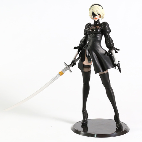 NieR autómatas YoRHa No.2 tipo B 2B PVC figura de juguete de modelos coleccionables ► Foto 1/6