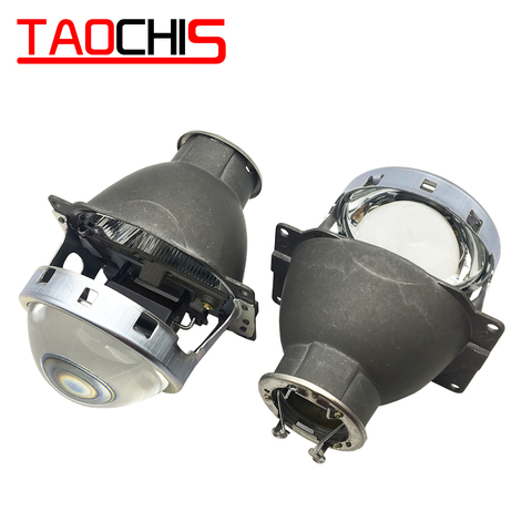 TAOCHIS coche estilo Auto cabeza luz Restyle 3,0 pulgadas bi-xenon proyector lente Koito Q5 H7 retroajuste coche Universal luz ► Foto 1/6