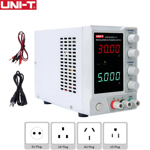 Fuente de alimentación CC lineal UNI-T, 30V, 5A, corriente de voltaje de un solo canal, electrónica ajustable, medidor de potencia de mesa DIY ► Foto 1/5