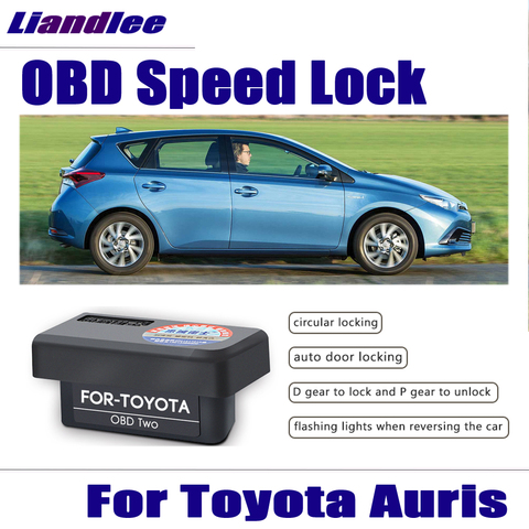 Nuevo inteligente para automóbil accesorios OBD Speed Lock para Toyota Auris E150 2015, 2016 de 2017 profesión Puerta de coche dispositivo Plug & Play ► Foto 1/6