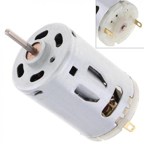 Motor eléctrico para coche a Control remoto, Motor eléctrico para juguete, secador de pelo con cepillo de carbono, 12V, 3,9a, 9800RPM ► Foto 1/5