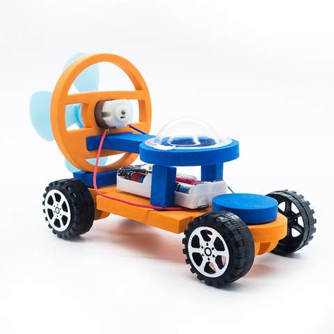 Juego de bloques de construcción para niños, juguete de coches de carreras, tecnología de aprendizaje de Ciencia Educativa, juegos DIY lógico para niños y niñas, 1 Set ► Foto 1/6