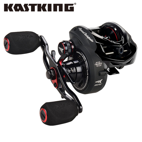 KastKing-Carretes de fibra de carbono de arrastre máximo, carrete de pesca Baitcasting de velocidad demonio Elite 10,5: 1, Ratio de engranaje 10 + 1, rodamientos de bolas, 8,1 KG ► Foto 1/6