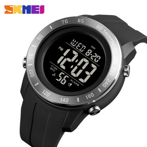 SKMEI-relojes deportivos para hombre, resistente al agua, 50 Bar, militar, cronómetro con cuenta atrás, masculino ► Foto 1/1