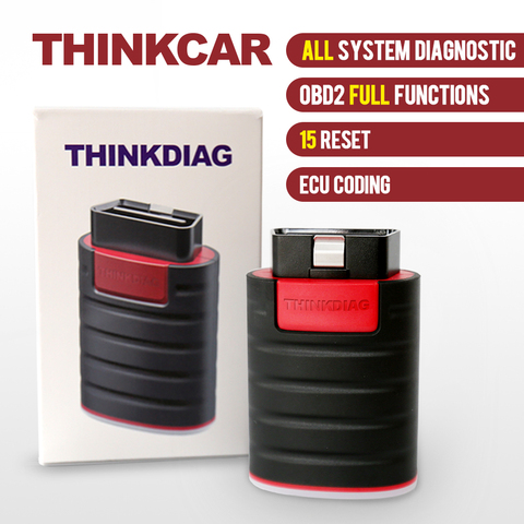 Thinkcar-herramienta de diagnóstico para todos los sistemas, lector de códigos de coche ThinkDiag OBD2 completo, 15 servicios de reinicio, actualización, ECU ► Foto 1/6