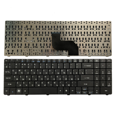 Ruso teclado del ordenador portátil para ACER Aspire 5516, 5517, 5332, 5532, 5534, 5732 5732Z 5732ZG 7713 7715 Negro RU MP-08G63SU-528 teclado ► Foto 1/6