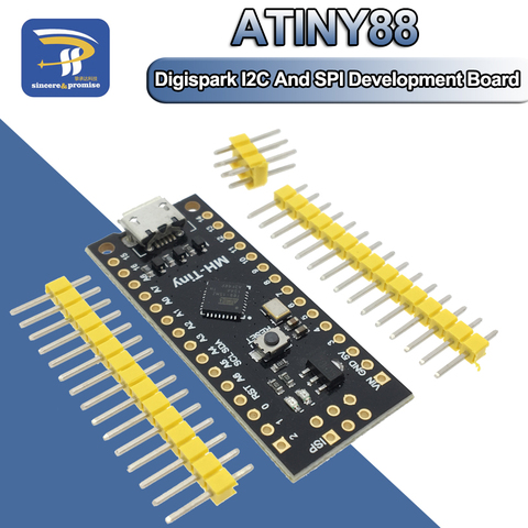 MH-Tiny ATTINY88 microplaca de desarrollo 16 Mhz/Digispark ATTINY85 mejorada/NANO V3.0 ATmega328 Compatible extensible para arduino ► Foto 1/6