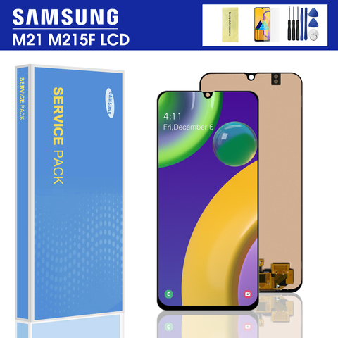 Pantalla AMOLED de 6,4 pulgadas para Samsung Galaxy M21, M215, M215F, pantalla LCD con digitalizador de pantalla táctil, montaje LCD M215F/DS ► Foto 1/6