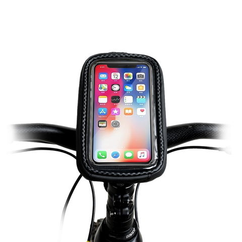 Rhinowalk-Bolsa de bicicleta de recubrimiento duro impermeable, soporte para teléfono de 2022 pulgadas, a prueba de golpes, para tubo superior para bicicleta, bolsa para manillar de ciclismo, novedad de 6,5 ► Foto 1/6