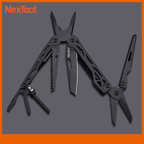 NEXTOOL-cuchillo multifuncional 10 en 1, cuchillo plegable portátil, abrelatas de acero inoxidable, destornillador, herramientas, cuchillo ► Foto 1/6