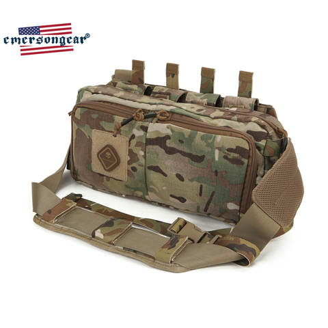 Emersongear Emerson táctico recón cintura bolsa Sling Pack Multi función Nylon Airsoft ejército combate pack ► Foto 1/6