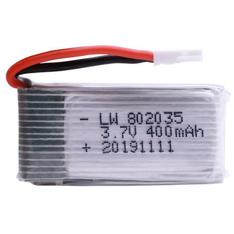 3,7 V 400mah Lipo batería para H107 H31 KY101 E33C E33 U816A V252 H6C 25C RC Quadcopter 802035 batería de Lipo de 3,7 de la batería Lipo ► Foto 1/6