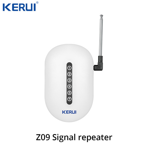 433 Mhz Kerui inalámbrico repetidor de señal transmisor Sensros señal expansor de extensor para casa alarma sistema de seguridad ► Foto 1/2