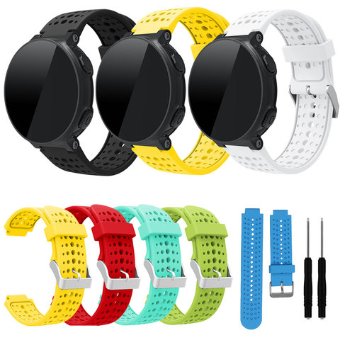 La venda de reloj para Garmin Forerunner 230 620, 235, 735, 735 XT reloj deportivo inteligente de reemplazo de pulsera de silicona de la correa de reloj ► Foto 1/6