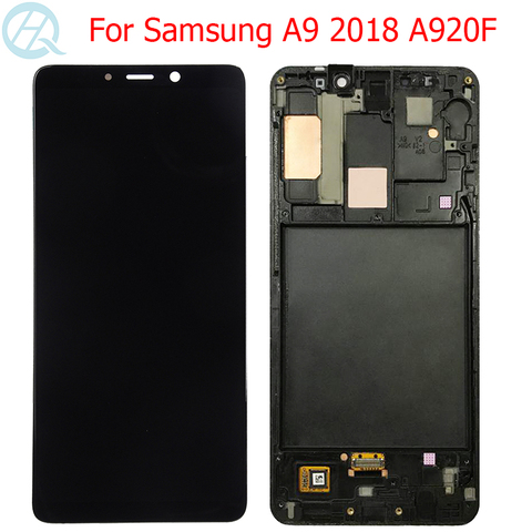 Pantalla LCD A920F Original para Samsung Galaxy A9 2022, con marco de 6,3 pulgadas, para Samsung A9S A9 Star SM-A920F/DS, piezas de pantalla táctil LCD ► Foto 1/6