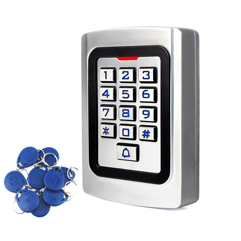 Abridor de puerta, cerradura de Control de acceso al aire libre, teclado EM reader, código PIN RFID IP68, impermeable, Wiegand 26 ► Foto 1/5