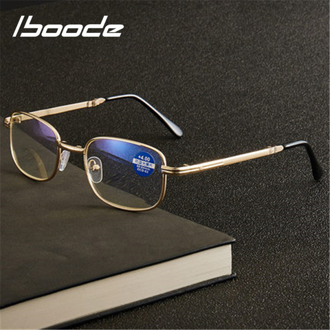 Iboode lentes Retro claros gafas de lectura de las mujeres la presbicia gafas hombres ultraligero lupa gafas + 1,0, 1,5, 2,0, 2,5, 3,0 + 3,5 ► Foto 1/6