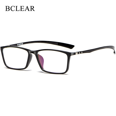 BCLEAR-Gafas de fibra de carbono ultraligeras para hombre y mujer, montura para miopía, hipermetropía, negocios, moda ► Foto 1/6