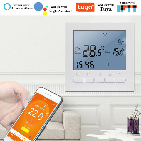 16A 220 V AC WIFI termostato de agua/sistema de calefacción eléctrica WIFI termostato APP controles para piso caliente suelo ► Foto 1/6