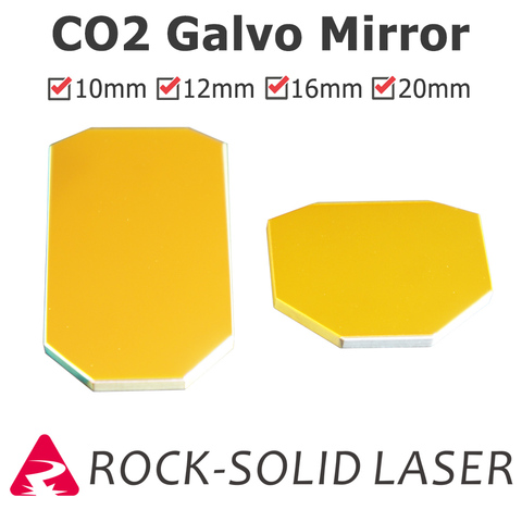 CO2 láser Galvo escanear la cabeza óptica espejo X Y eje de 10.6um luz tamaño 10mm 16mm 12mm 20mm 30mm Galvanometer ► Foto 1/5