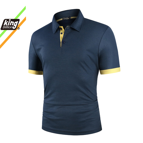 KB hombres Polo de hombre de manga corta Camisa de Polo de Color de contraste Ropa nueva verano Streetwear Casual de los hombres de la moda tops ► Foto 1/6