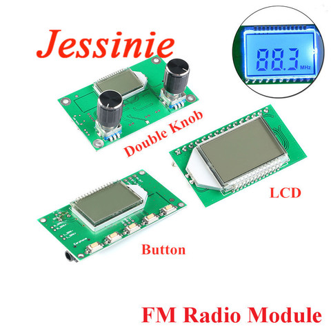 Radio FM módulo receptor PLL LCD Digital ESTÉREO FM Radio Estéreo inalámbrico de pantalla LCD de reducción de ruido de 87-108MHz ► Foto 1/6