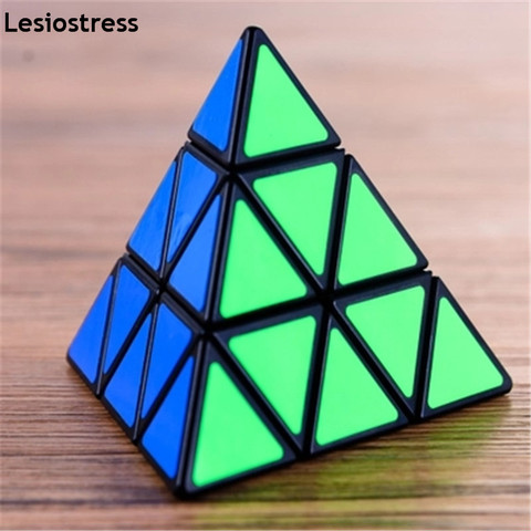 Lesiostress Original 3x3x3 pirámide Cubo mágico Cubo Magico rompecabezas profesional educación juguetes para niños ► Foto 1/6
