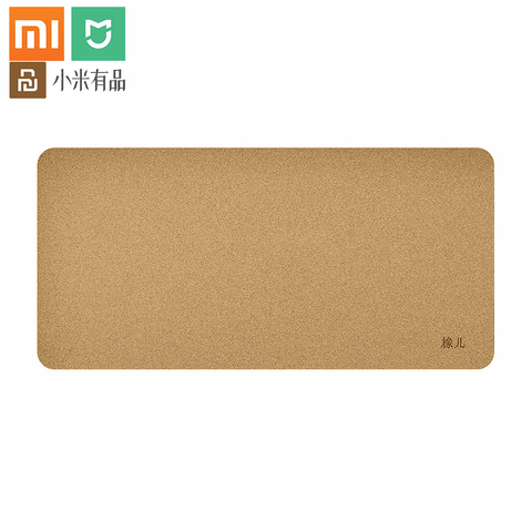 Xiaomi-alfombrilla de ratón de corcho natural, de madera de roble, Original, resistente al agua, antideslizante, antiincrustante, para ordenador grande, gaming, escritorio, Oficina ► Foto 1/6