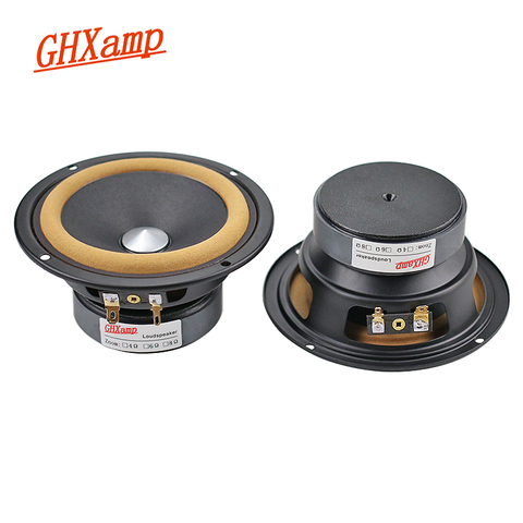 Altavoz de gama completa Hifi de 4 pulgadas, 8Ohm, 20W, Bluetooth, estantería, frecuencia completa, bricolaje, borde de cuero, 2 uds. ► Foto 1/6