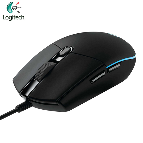 Logitech-ratón óptico G102 Original con Cable, con tecnología de agarre cómodo, compatible con Windows de escritorio/portátil, nuevo ► Foto 1/6