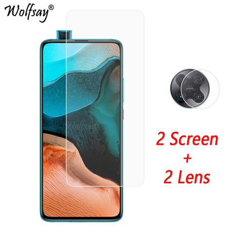 Protector de cristal templado para Xiaomi Poco F2 Pro, Protector de pantalla de cristal templado para Xiaomi Poco X3 F2 Pro ► Foto 1/6