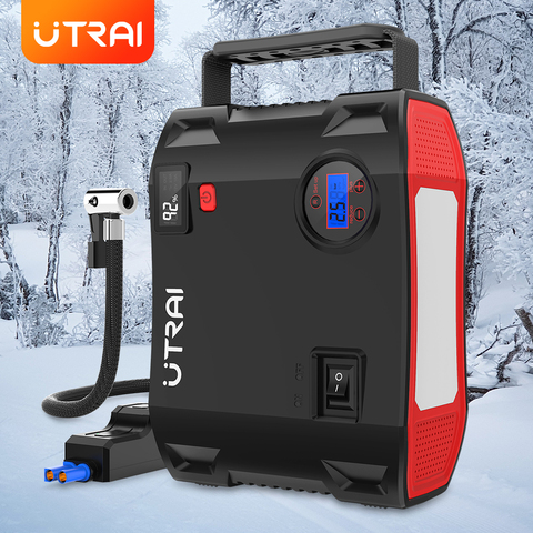 UTRAI-compresor de aire de 150PSI, bomba de 12V 4 en 1, arrancador de batería de 24000mAh, Banco de energía, inflador Digital de neumáticos, aumento de batería de emergencia LED ► Foto 1/1