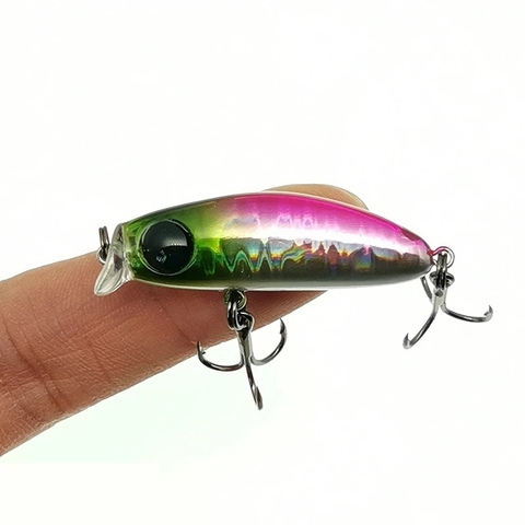 Cebo pequeño de diseño japonés para UL, cebo pequeño para UL, 2,5g, 35mm, de hundimiento lento Minnow, Mini cebo duro para perca, trucha ► Foto 1/6