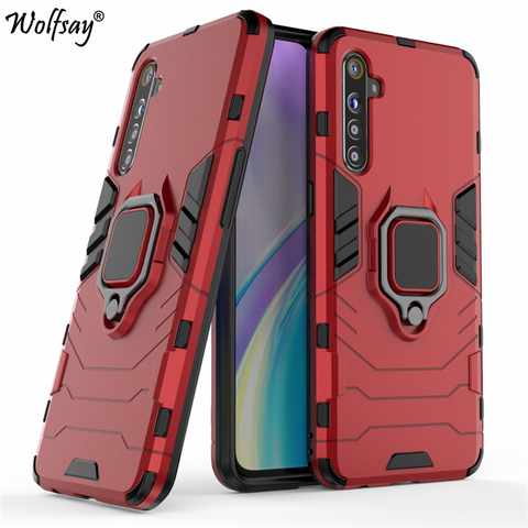 Funda para teléfono con soporte de succión magnética Armor para Oppo Realme 6 XT 730G K5 Realme X 2 X2 6 Pro funda para teléfono Oppo Realme X2 Pro ► Foto 1/6