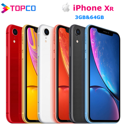 Apple iPhone XR fábrica desbloqueado teléfono móvil Original 4G LTE 6,1 