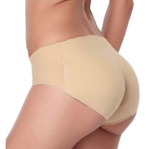 Bragas realzadoras acolchadas para mujer, ropa interior, sin costuras ► Foto 1/6