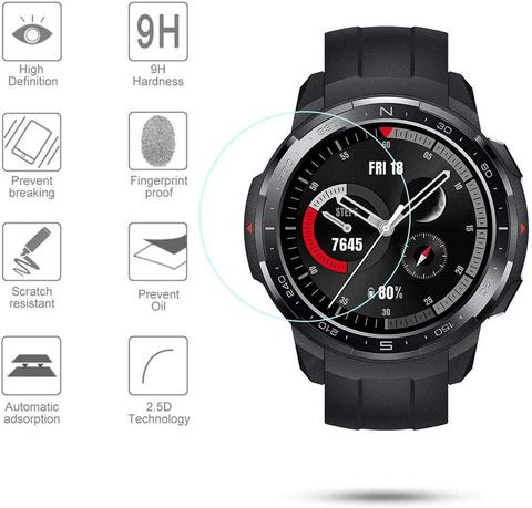 Película de protección de pantalla de vidrio templado para Huawei Honor Watch GS Pro, protector transparente antiarañazos 9H LTE 2.5D, borde redondo ► Foto 1/5