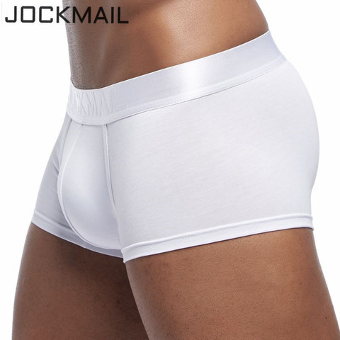 JOCKMAIL transpirable Cueca Boxer homme Modal hombres ropa interior Boxers U convexo Sexy calzoncillos masculinos hombres boxer Gay bragas pantalones cortos ► Foto 1/6