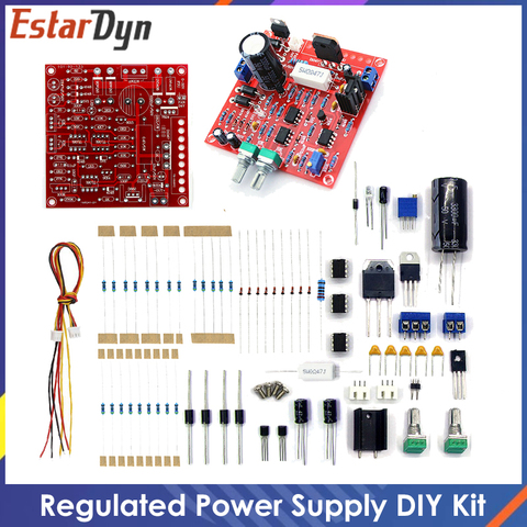 Fuente de alimentación regulada de CC, Kit DIY de protección limitadora de corriente continua ajustable, regulador de voltaje, 0-30V, 2mA-3A ► Foto 1/4