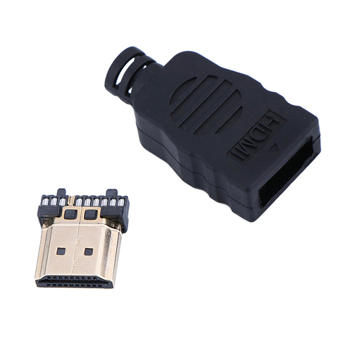 Nuevos terminales de transferencia de conector macho HDMI con caja 1PC ► Foto 1/6